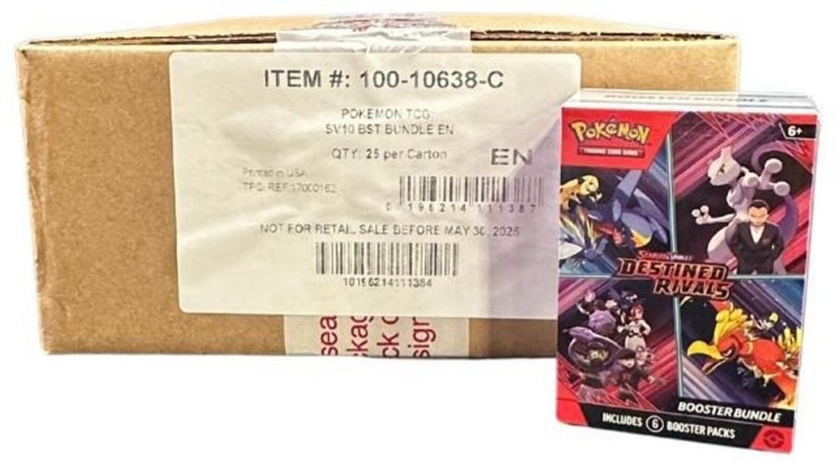 Pokemon - Destined Rivals - Booster Bundle Case (25 Units) – Photo 1