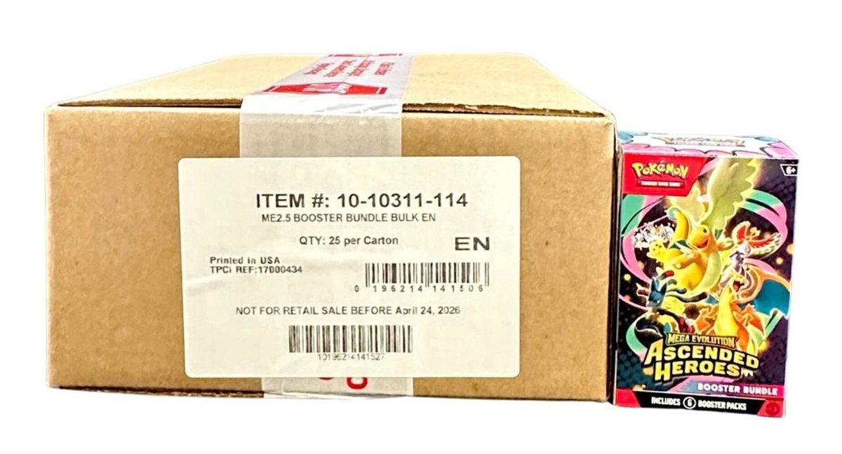 Pokemon - ME Ascended Heroes - Booster Bundle Case (25ct) – Photo 1