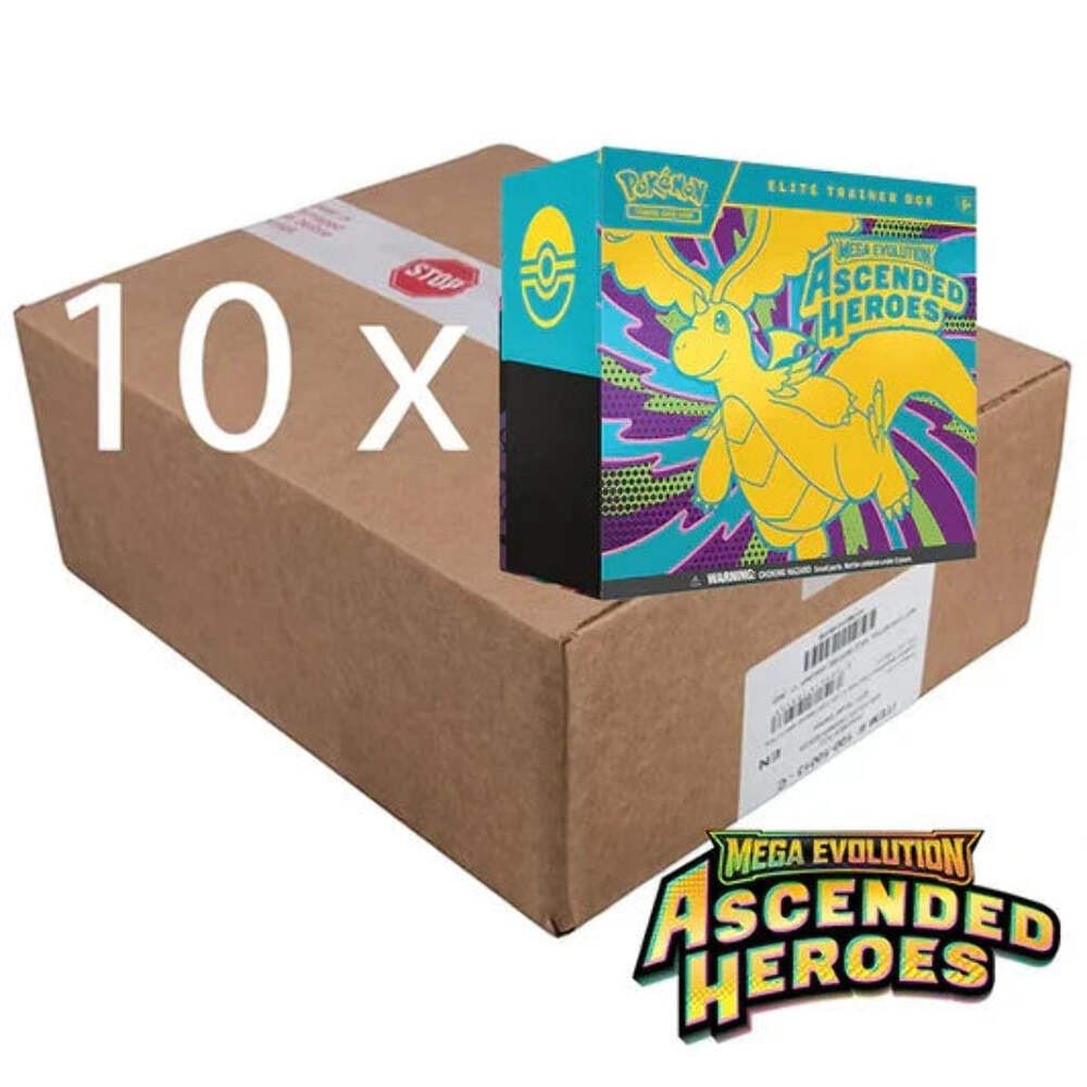 Pokemon - ME Ascended Heroes - Elite Trainer Box Case (10ct) – Photo 1